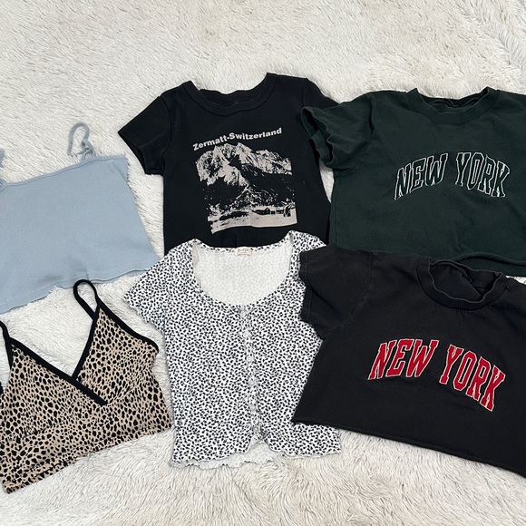 Brandy Melville Tops - 👠 Bundle of 6 John Galt Crop Tops